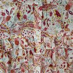 Pinch Floral Paisley Print Ruffle Long Sleeve Blouse Large NWT NEW Pink Photo 6