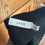 Lush Clothing Lush Floral Black and Brown Long Sleeve Dress Photo 3