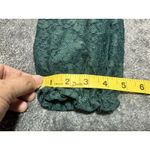 Cable & Gauge  Emerald Green Lace Women's Mock Neck Blouse S/P Photo 6