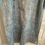 Miss Elaine Paisley Robe Blue Size 1X Photo 14