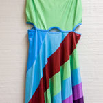 Amazon Multicolor Strappy Mini Dress Photo 0