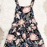 H&M NWOT Black Floral Overall Romper Photo 2