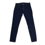 J Brand  Low Rise Skinny Jeans Dark Wash Blue Size 30 Goth Grunge Edgy Moto Biker Photo 1