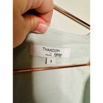 THAKOON x RTR Mint Tie Waist Linen Blend Plunge Neck Romper Size 2 Green Photo 7