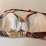 Victoria's Secret  Halter Bikini Top Paisley Print Padded 34B Boho Swim Swimsuit Photo 4