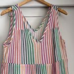 Marine layer  Resort Corinne Maxi Striped Dress Size L Pastel Stripe Sleeveless Photo 3