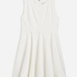 Madewell  White Circle Mini Dress Airy Denim Edition Size XXS Photo 5