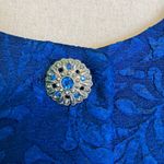 Victoria Morgan Suit Jacket Blue Size 16 Photo 4