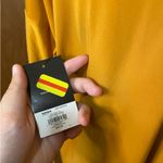 Nine West  Mustard Yellow Long Sleeve Top Photo 5