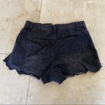 Lush Clothing Lush Black Jean Scalloped Shorts Sz Large Photo 4