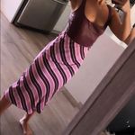 Nordstrom Pink Striped skirt Photo 2