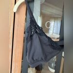 SKIMS  fits everybody lace bralette bra onyx vneck triangle adjustable straps L Photo 4