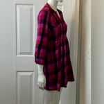 PINK - Victoria's Secret PINK Y2K Victoria's Secret Red and Black Plaid Shirt Size Large Photo 3