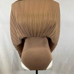 Balera Dancewear mocha ruffle pleated mini dress with bodysuit size medium Photo 2