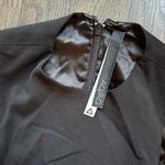 AQ/AQ Black Pleated Mini Dress Photo 4