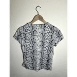 Pam & Gela ‎ Snake Print Basic Top Size Small Photo 4