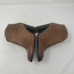 Vince Camuto  Franell 8.5 Brown Leather High Heel Bootie Ankle Boot Photo 1
