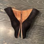 Eileen Fisher Vero Cuoio Black Leather Wedges, Size 6 Photo 2