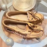 EastLand Sunrise Brown Leather Cheetah Print Slip On Casual Loafers Womens Sz 6M Photo 2