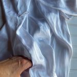 Natori Josie Vintage Satin Robe White Medium Lace pearls Intimate sleepwear Photo 5