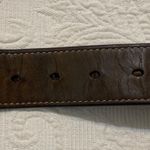 Ariat Brown Floral Rhinestone Genuine Leather Silver Buckle Western Concho Belt Photo 4