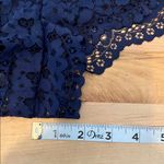 Victoria's Secret Elastic Waist Navy Lace Shorts Large Photo 6