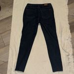 Judy Blue Dark Blue Skinny Jeans with Tapered Legs and Stretchy Fabric Photo 2
