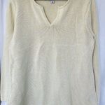 L.L. Bean Butter Yellow Chunky Knit Pullover Top Women’s Size 3X Thick Grandma Photo 0