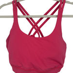Lululemon Women’s Pink Energy Bra Medium Support, Size 10, Like New Photo 0