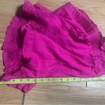 Hot pink ‘New in’ linen ruffle shorts(w inner lining) ladies Large Photo 3