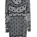 Free People Botanical Forest Knit Lace Long-Sleeve Bodycon Dress Size Medium M Photo 0