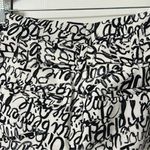 New York & Company Black & White Graffiti Self Tie
Dress Pants (Size 4) Black Photo 6