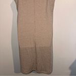 Nine West Women’s Beige Ribbed Tank Dress Color Oatmeal size Large Photo 1