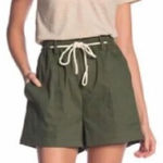 Vince Rope Tie Linen Short Photo 0