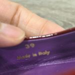 Emilio Pucci  Burgundy Flats with Gold Buckle Ballerina Shoes Photo 4