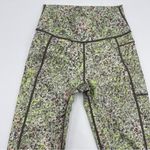 Sweaty Betty Legging Capri Super Sculpt Green Alert Pebble Print Crop Size XS Photo 4
