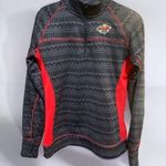 Colosseum  MINNESOTA WILD Poly Fleece 1/4 zip Pullover sweatshirt L Photo 0