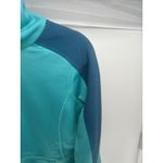 Spyder  Lg Teal Green Mock Turtleneck Side Zip Collar Pullover Jacket Coat size M Photo 3