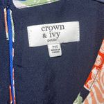 Crown & Ivy Women's Layered Slit Back Top Size Petite PS Photo 4