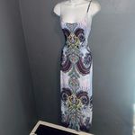 Venus  Vintage Women’s Bohemian Boho Blue Maxi Dress Size Small - Medium Photo 3