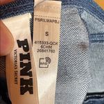 PINK - Victoria's Secret NWOT PINK Victoria’s Secret Denim Blue Corset Bralette Crop Top Size Small Photo 5