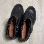 Gentle Souls Leighton Black Leather Moto Boots Ankle Zip Up 7.5 Photo 5