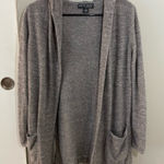 Barefoot Dreams  Cozychic Lite Grey Cardigan Sweater  Photo 0