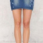 One Teaspoon  Mini Freelove Denim Skirt Photo 2