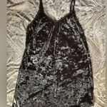 Topshop  Small Grey Crushed Velvet Spaghetti Strap Dress Photo 10