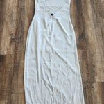 Elliatt Aubrey Dress in Ice Blue Size Medium NWT Maxi Satin Sleeveless Photo 6