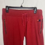 Aviator Nation Glider zip pocket joggers colorblock cherry Dresden blue size M Photo 5