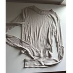 Cotton Citizen $90 New Verona Crop Long Sleeve - Gray - Small Photo 2