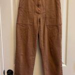 Wilfred free ryley brown wide leg pant big pocket sz 4 Photo 1