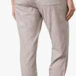 prAna NWOT Womens Wild Summer Canvas Mid Rise Drawcord Semi Fitted Jogger Medium Photo 0